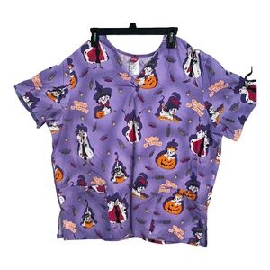 Disney 101 Dalmatians Trick or Treat  2X Scub top